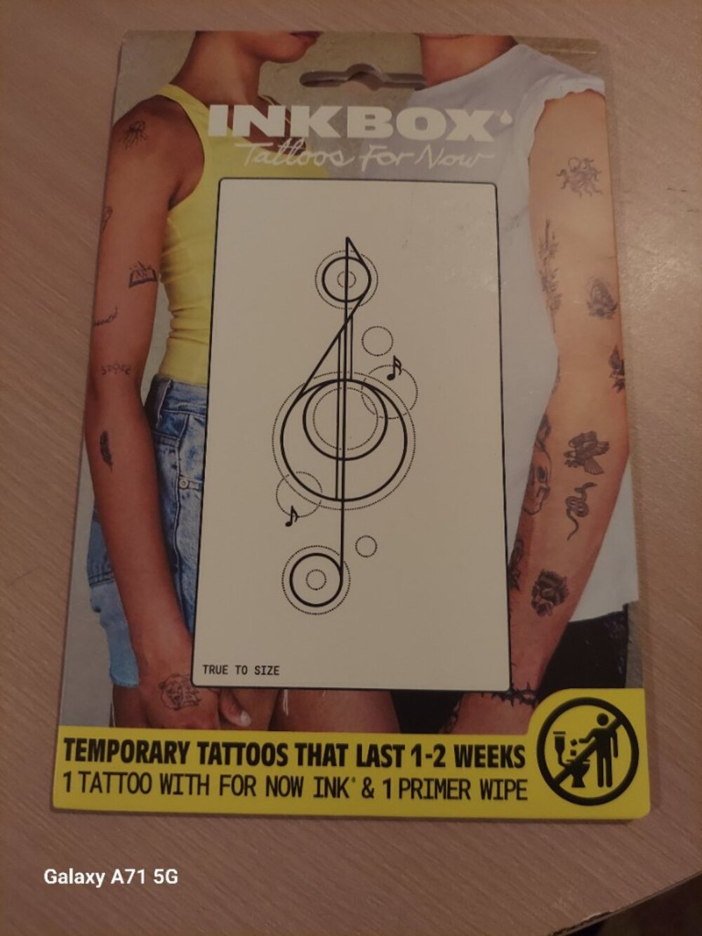 Inkbox Music Note Temporary Tattoo